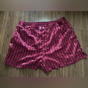 Striped Red Men's Shorts